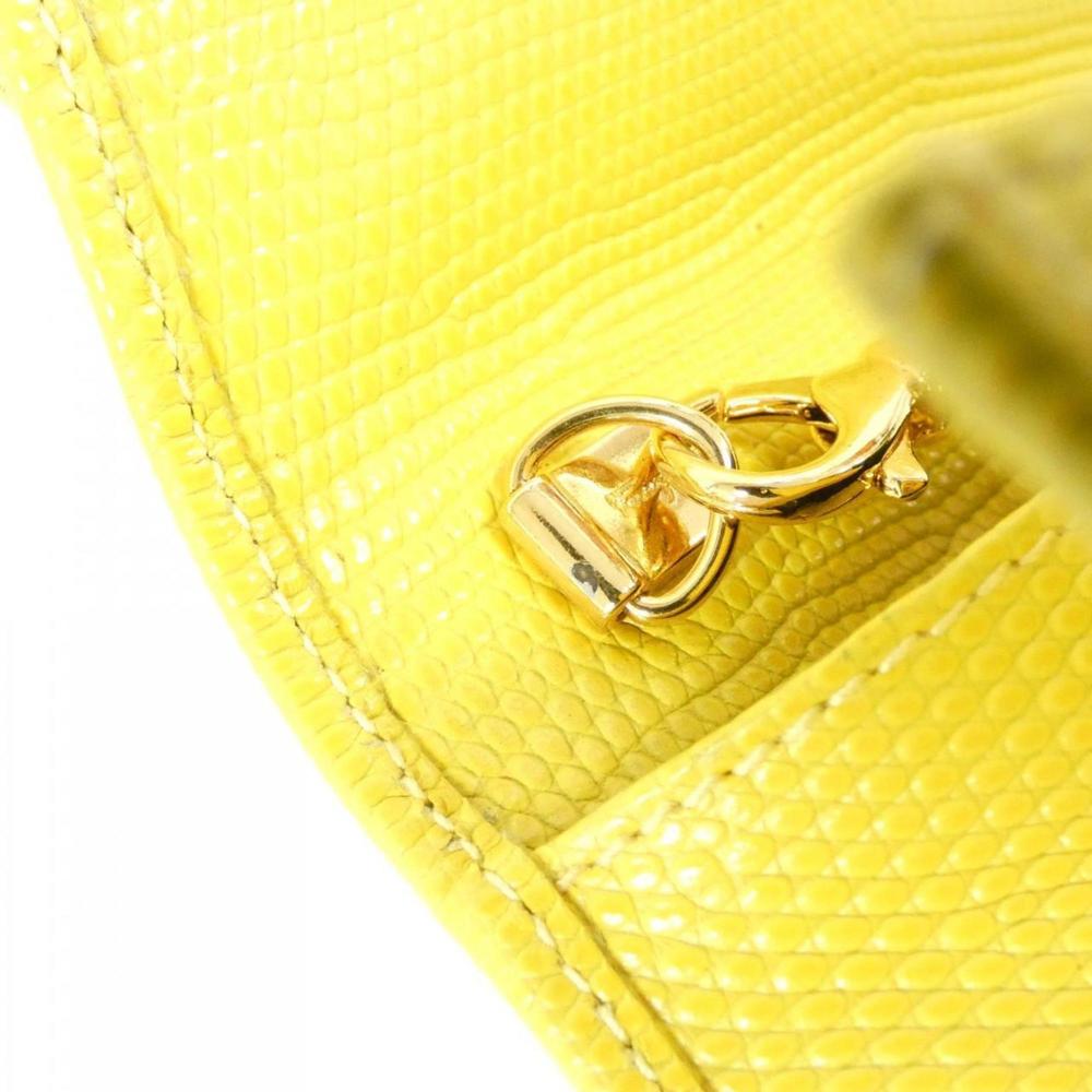 SALVATORE FERRAGAMO Yellow Shoulder Bag - Picture 10 of 10
